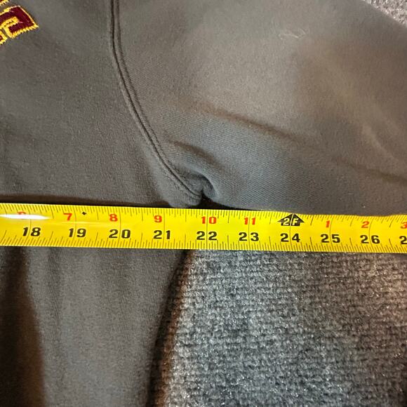 Arizona State Full Zip Hoodie by Cover One Apparel Men's Size M Gray Yellow - Picture 6 of 7